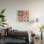 Modern Preppy Leopard Cat Jungle Oasis Wood Wall Art Gallery Image 2