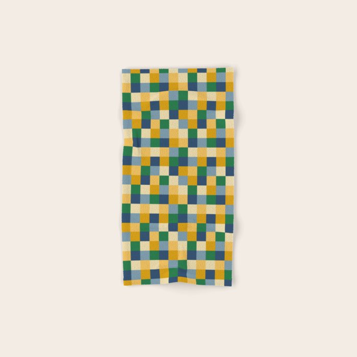 Bold Colorful Checks Pattern - Small XXIII Bath Towel Gallery Image 1