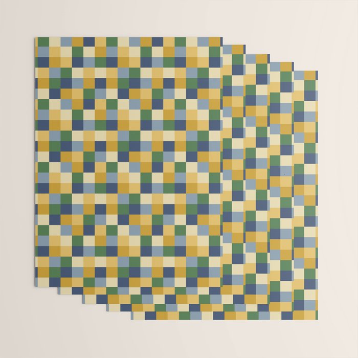 Bold Colorful Checks Pattern - Small XXIII Wrapping Paper Gallery Image 3