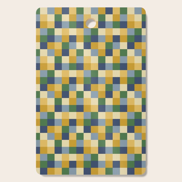 Bold Colorful Checks Pattern - Small XXIII Cutting Board Gallery Image 1