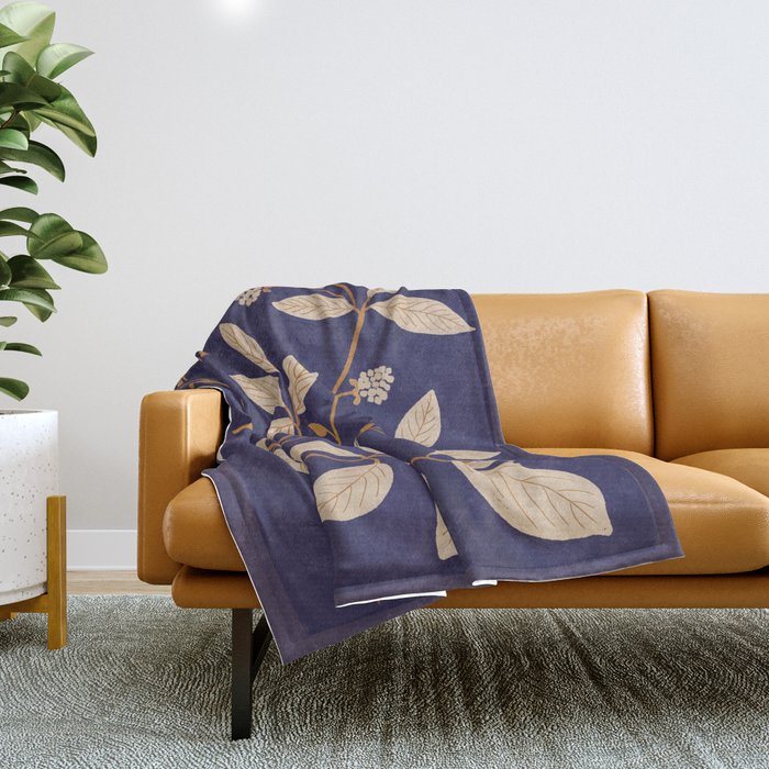 Branches in Bloom 2 Throw Blanket Gallery Image 1