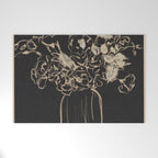 Minimalist Flowers In A Vase 4 Welcome Mat Gallery Image 1