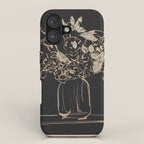 Minimalist Flowers In A Vase 4 iPhone Case Gallery Image 1