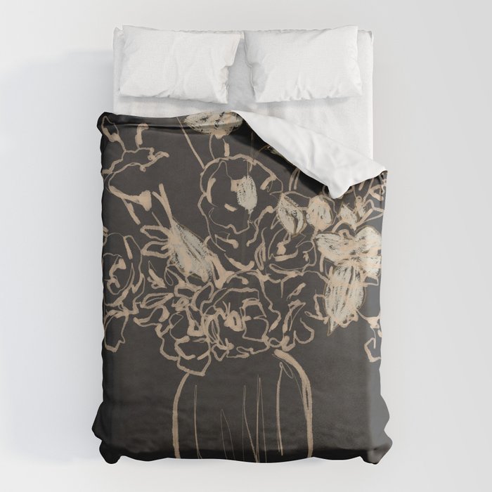 Minimalist Flowers In A Vase 4 Duvet Cover Gallery Image 6
