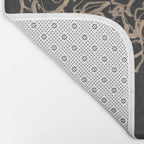 Minimalist Flowers In A Vase 4 Bath Mat Gallery Image 2
