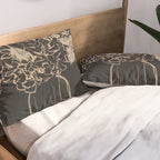 Minimalist Flowers In A Vase 4 Pillow Sham Gallery Image 2