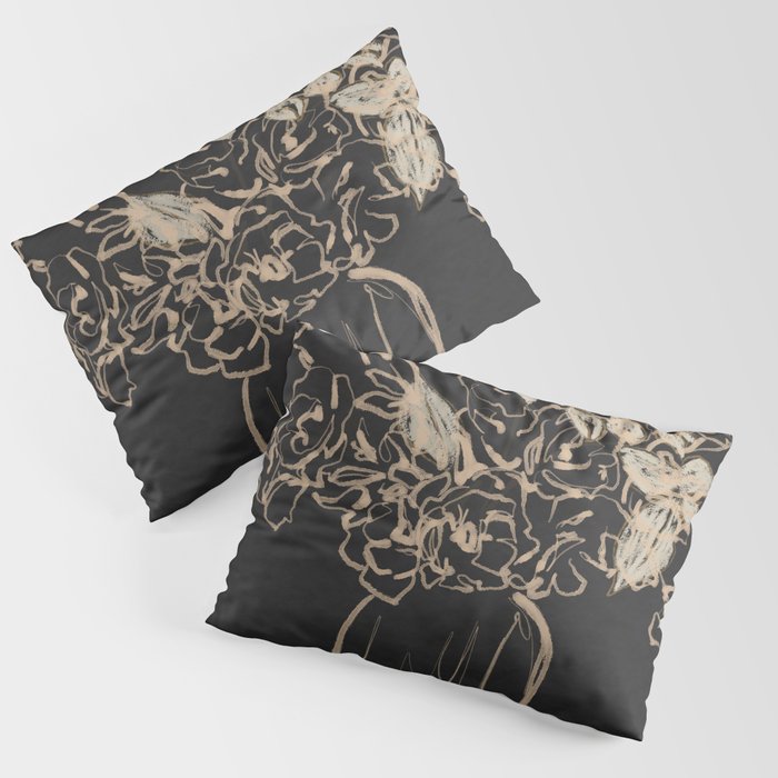 Minimalist Flowers In A Vase 4 Pillow Sham Gallery Image 1