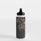 Minimalist Flowers In A Vase 4 Water Bottle Gallery Image 3