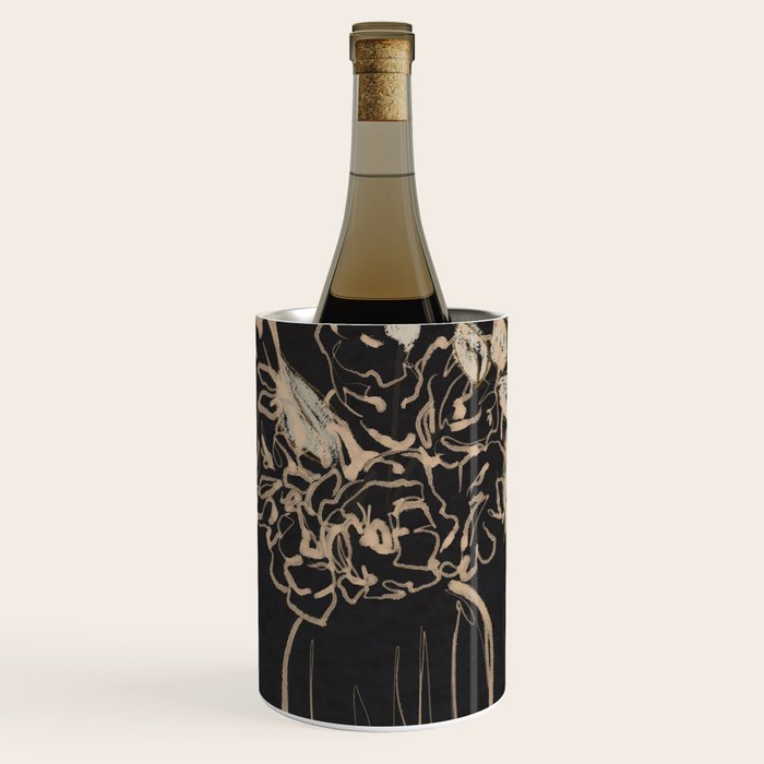 Minimalist Flowers In A Vase 4 Wine Chiller Gallery Image 1
