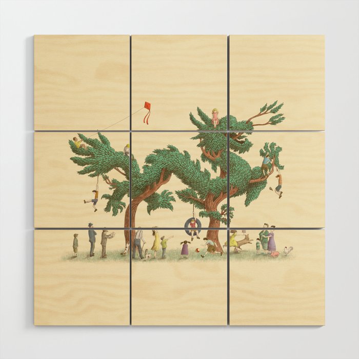 The Dragon Tree Wood Wall Art Gallery Image 1