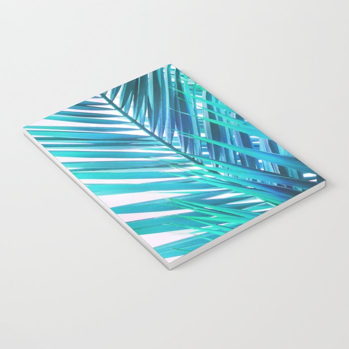 Turquoise Palm Leaves Notebook Gallery Image 3