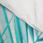 Turquoise Palm Leaves Comforter Gallery Image 4