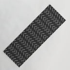 Boho Big Arrows in Black and White Yoga Mat Gallery Image 1