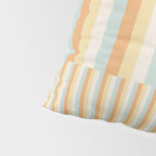 Mixed Stripes Pattern VIII Retro Pastel Pillow Sham Gallery Image 4