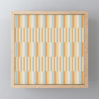 Mixed Stripes Pattern VIII Retro Pastel Mini Art Print Gallery Image 1