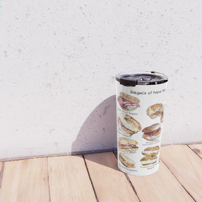 Bagels of New York City Travel Mug Gallery Image 4