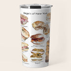 Bagels of New York City Travel Mug Gallery Image 1