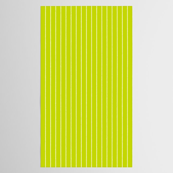 Minimal Arch XXIII Lime Green Modern Geometric Lines Tablecloth Gallery Image 2