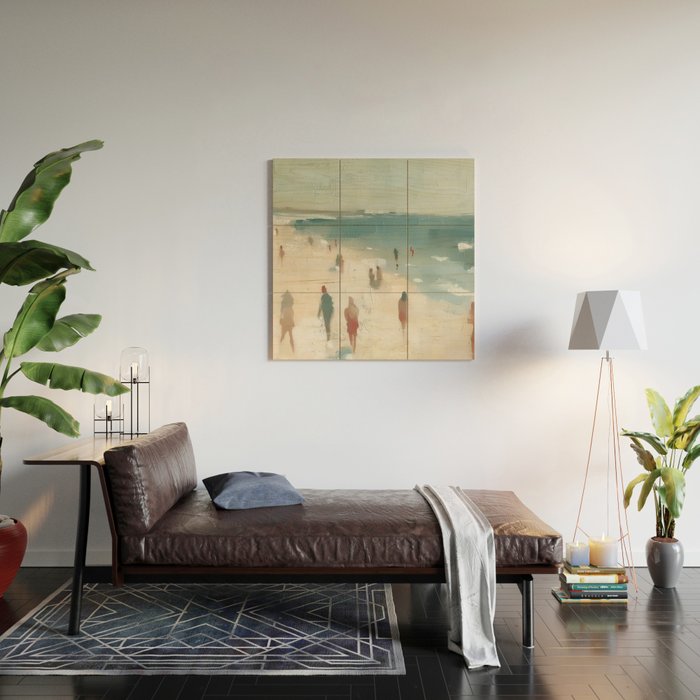 Beach impression Wood Wall Art Gallery Image 2