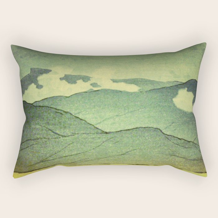 On the Way to Jyogen - Nature Landscape Rectangular Pillow Gallery Image 1