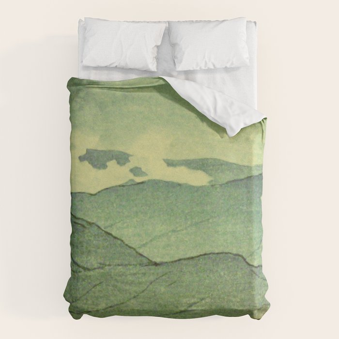 On the Way to Jyogen - Nature Landscape Duvet Cover Gallery Image 1
