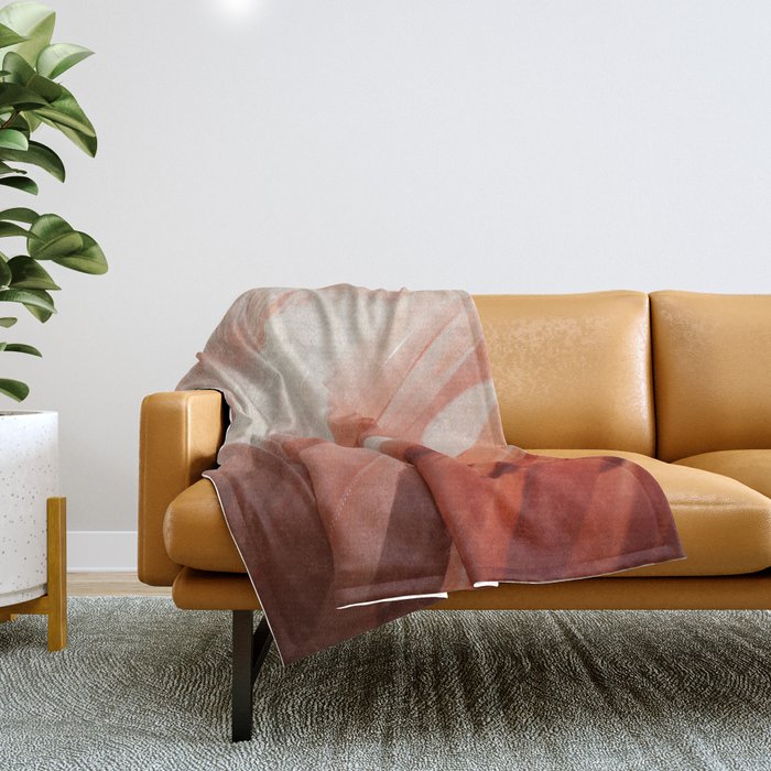 Flamingo #13 Throw Blanket Gallery Image 1