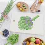 Artichoke - Watercolor Painting Illustration Cutting Board Gallery Image 2