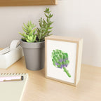 Artichoke - Watercolor Painting Illustration Mini Art Print Gallery Image 2
