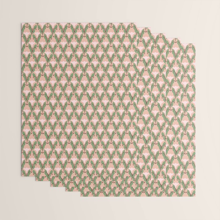 Tulip Whimsy - Vintage Nouveau Wrapping Paper Gallery Image 3