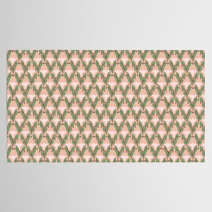Tulip Whimsy - Vintage Nouveau Tablecloth Gallery Image 2