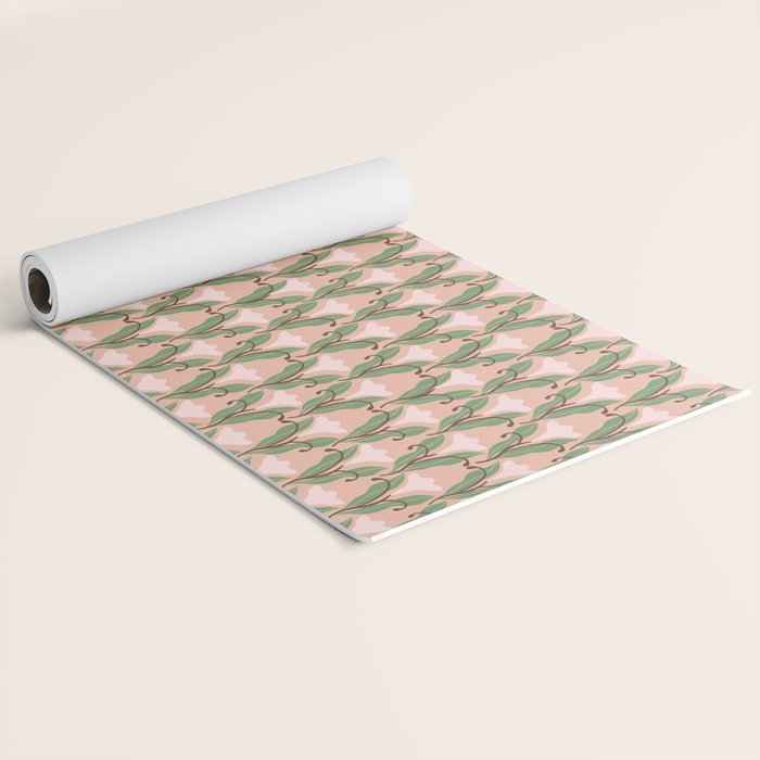 Tulip Whimsy - Vintage Nouveau Yoga Mat Gallery Image 2