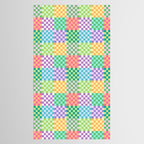 Rainbow Checks Tablecloth Gallery Image 2