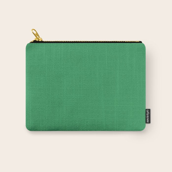 KELLY GREEN SOLID COLOR Carry All Pouch Gallery Image 1