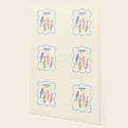  Catch of the Day - Playful Retro Sardine in fun stripes and dots Wallpaper Gallery Image 2