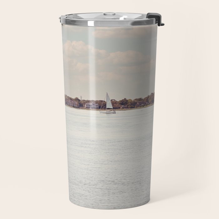 Sailing Charleston x Charleston South Carolina Ashley River Photography Travel Mug Gallery Image 2