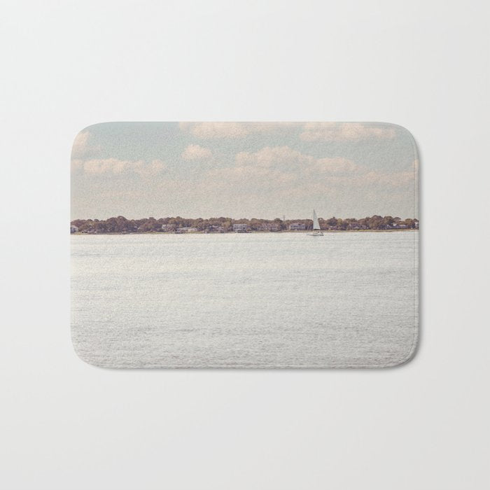 Sailing Charleston x Charleston South Carolina Ashley River Photography Bath Mat Gallery Image 1