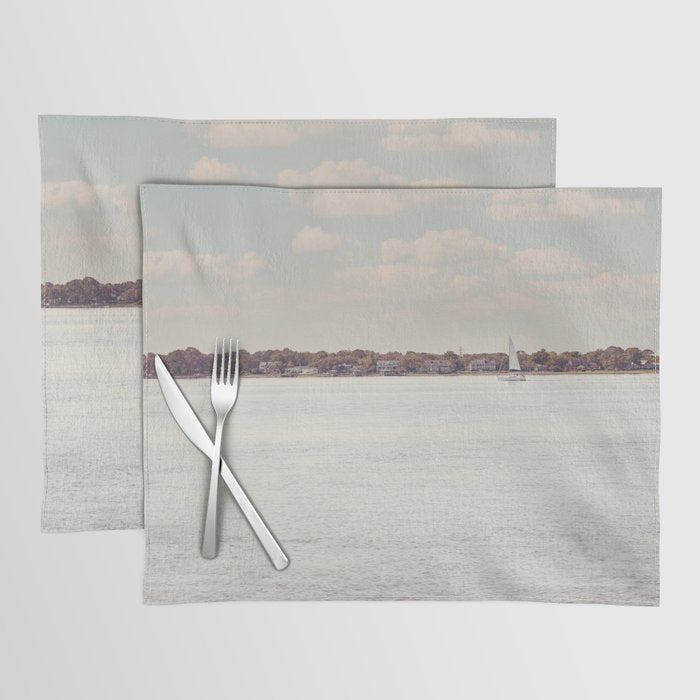 Sailing Charleston x Charleston South Carolina Ashley River Photography Placemat Gallery Image 1