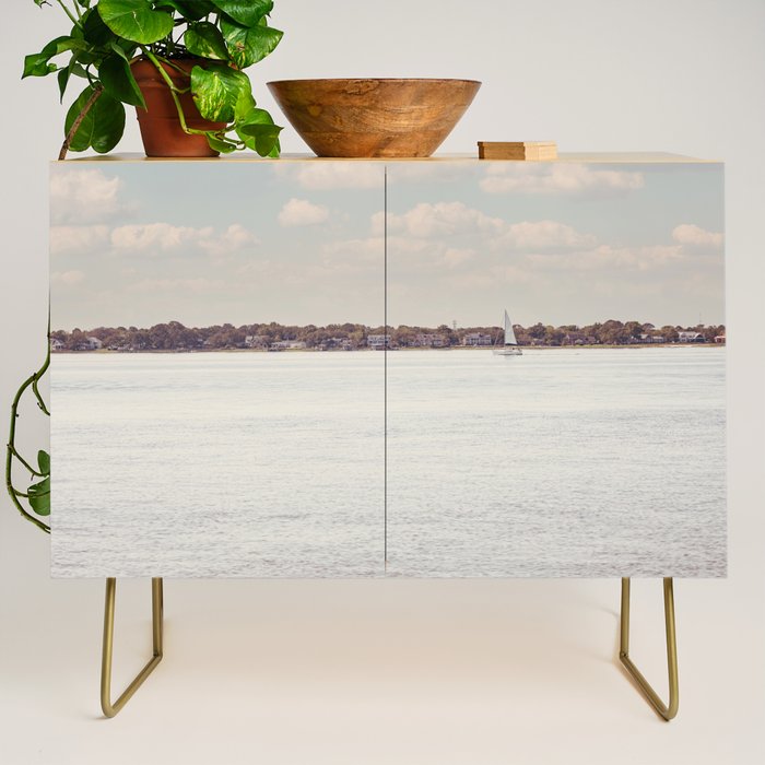 Sailing Charleston x Charleston South Carolina Ashley River Photography Credenza Gallery Image 1