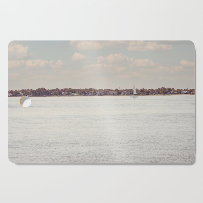 Sailing Charleston x Charleston South Carolina Ashley River Photography Cutting Board Gallery Image 1