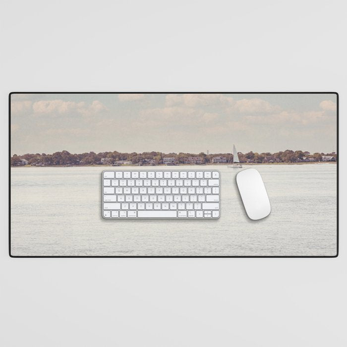 Sailing Charleston x Charleston South Carolina Ashley River Photography Desk Mat Gallery Image 1