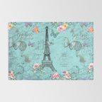 Paris - my blue love Rug Gallery Image 2