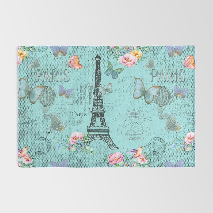 Paris - my blue love Rug Gallery Image 2