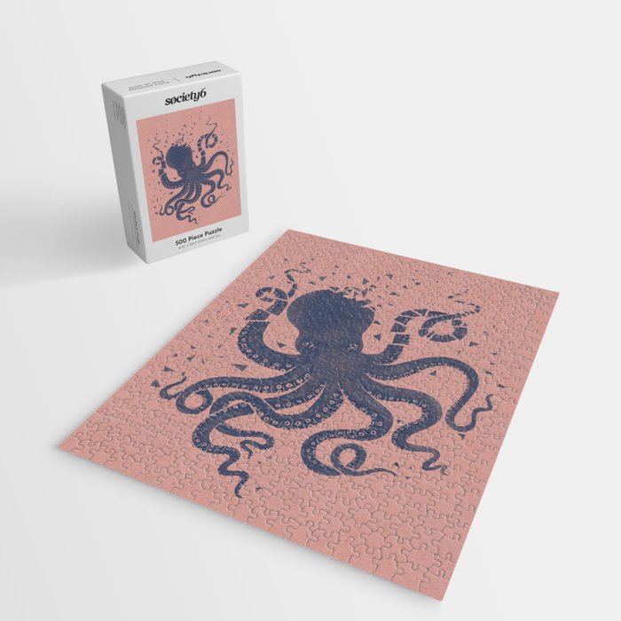 Octopus in the Deep Pastel Version Jigsaw Puzzle Gallery Image 2