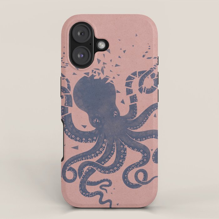 Octopus in the Deep Pastel Version iPhone Case Gallery Image 1
