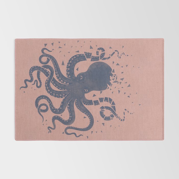Octopus in the Deep Pastel Version Rug Gallery Image 2
