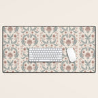 English Cottage Dusty Pink Posy Desk Mat Gallery Image 1