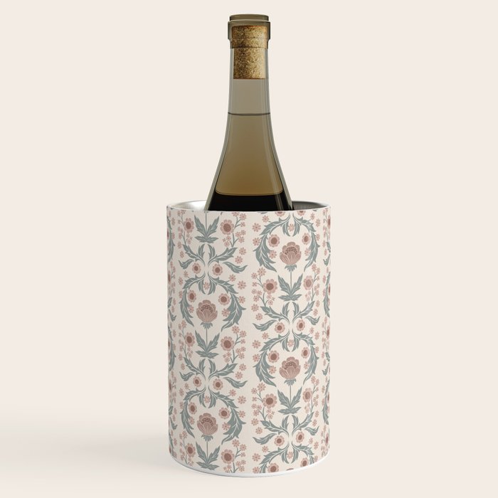 English Cottage Dusty Pink Posy Wine Chiller Gallery Image 3