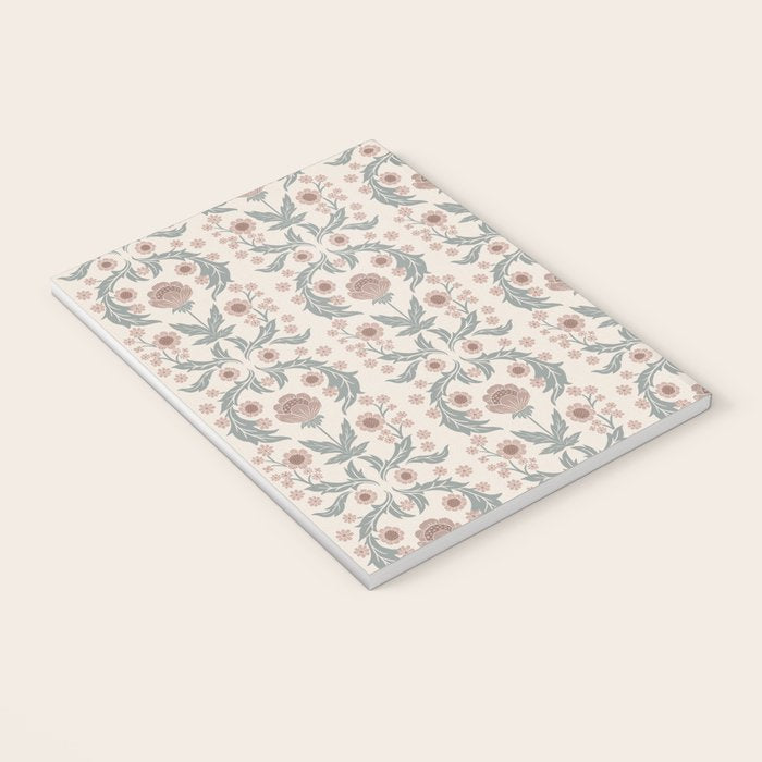 English Cottage Dusty Pink Posy Notebook Gallery Image 3