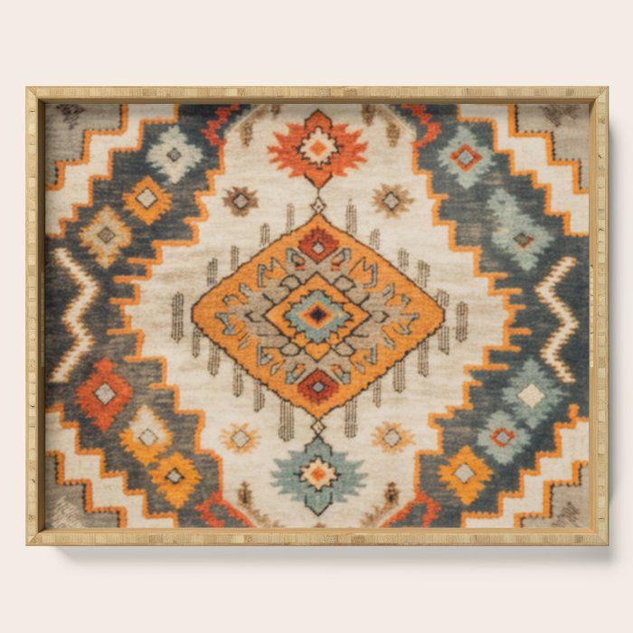 Southwestern Rustic Bohemian Design Serving Tray Gallery Image 1