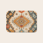 Southwestern Rustic Bohemian Design Bath Mat Gallery Image 1